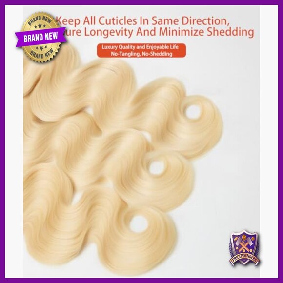 16 Inch Raw Indian Human Hair Bundles Body Wave No Tangle Shedding main image 5